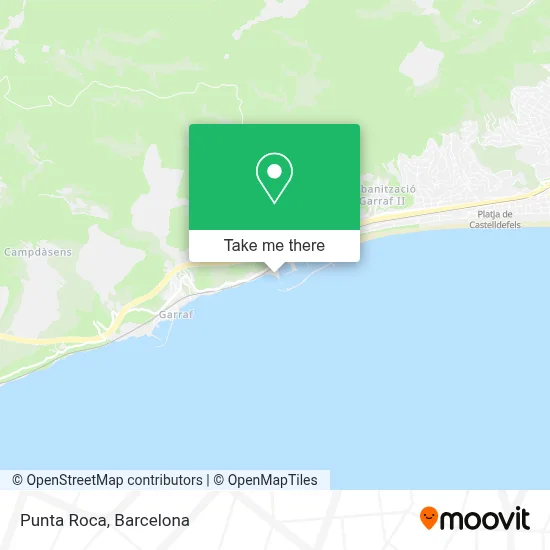 Punta Roca map