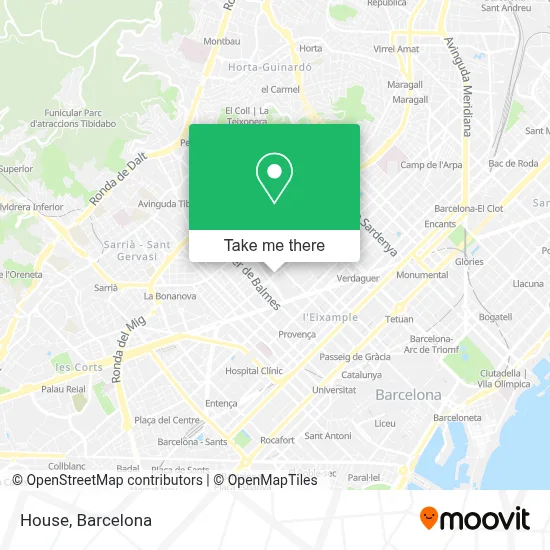 Market House map