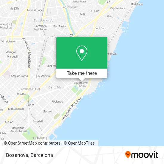 mapa Bosanova
