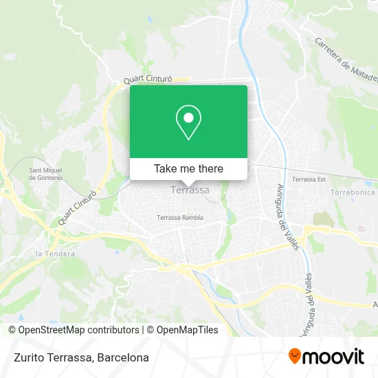 Zurito Terrassa map