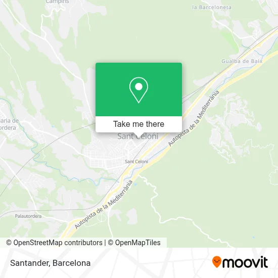 Santander map