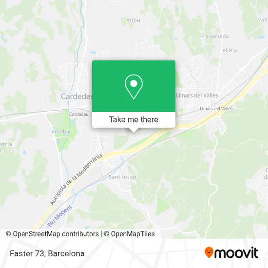 Faster 73 map
