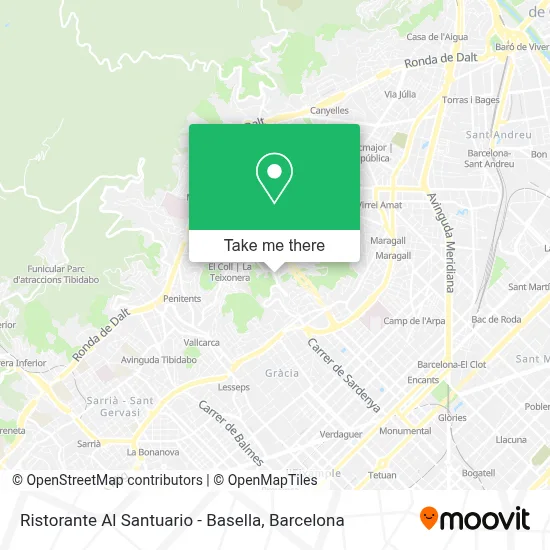 Ristorante Al Santuario - Basella map
