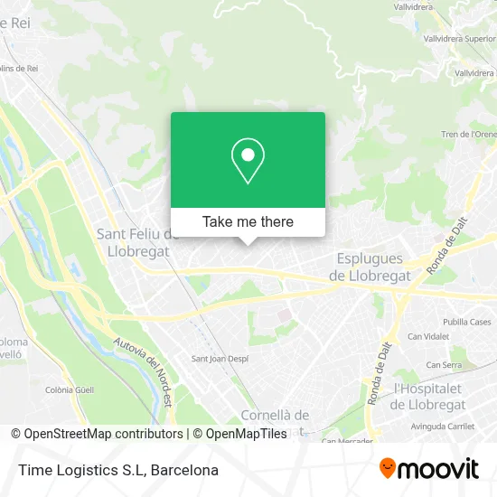 Time Logistics S.L map