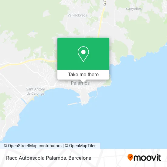 Racc Autoescola Palamós map