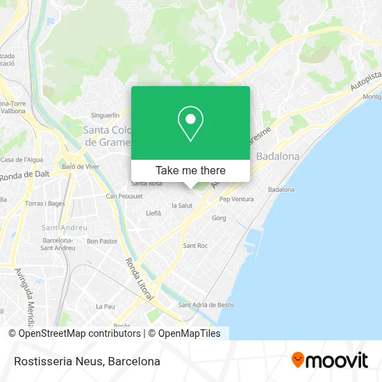 Rostisseria Neus map