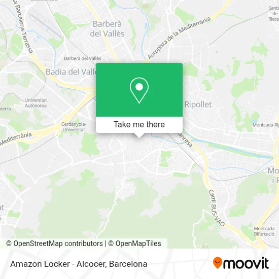 Amazon Locker - Alcocer map