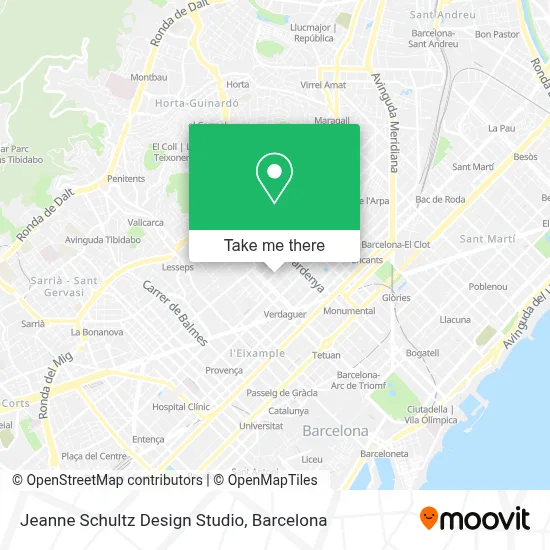 Jeanne Schultz Design Studio map