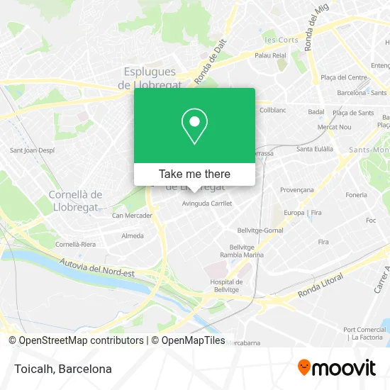 Toicalh map