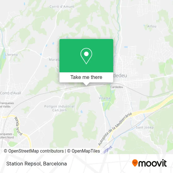 Station Repsol map