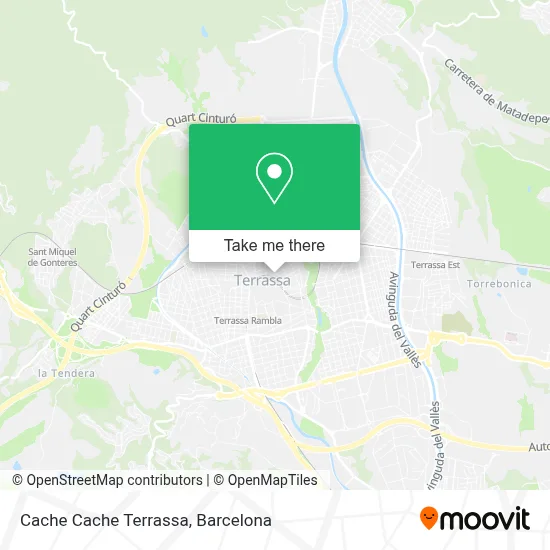 Cache Cache Terrassa map