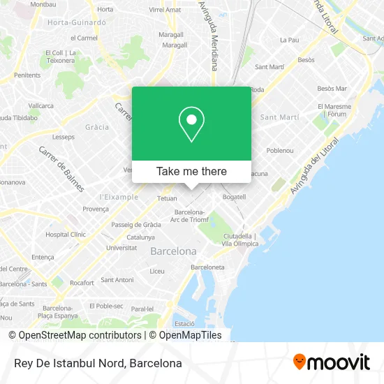Rey De Istanbul Nord map