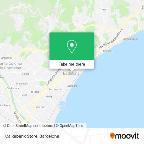 Caixabank Store map