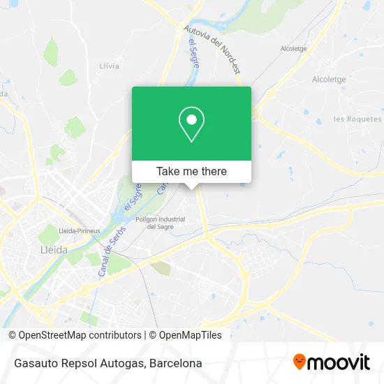 Gasauto Repsol Autogas map
