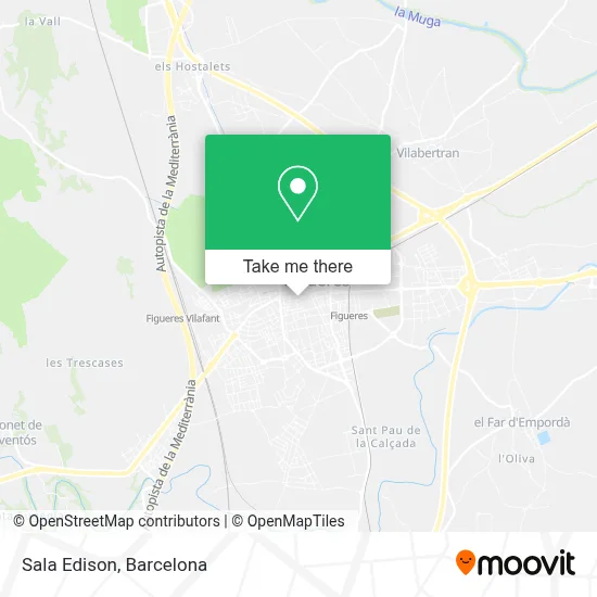 Sala Edison map
