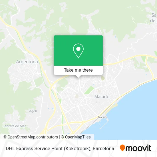 DHL Express Service Point (Kokotropik) map