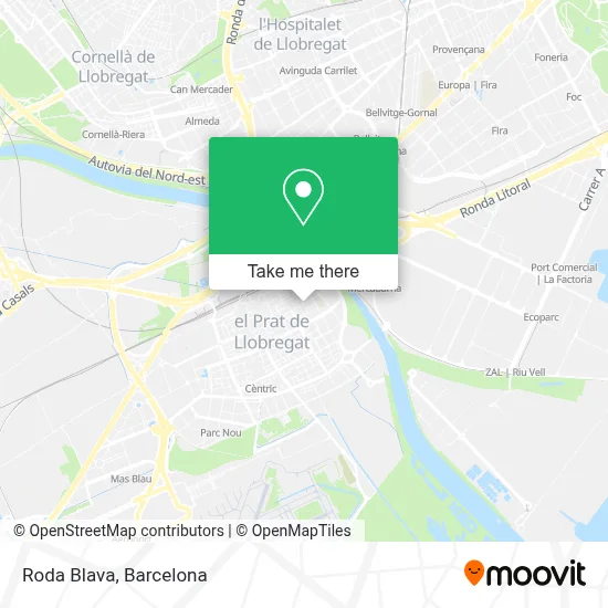 Roda Blava map