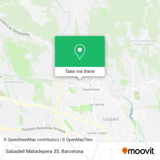 Sabadell Matadepera 35 map