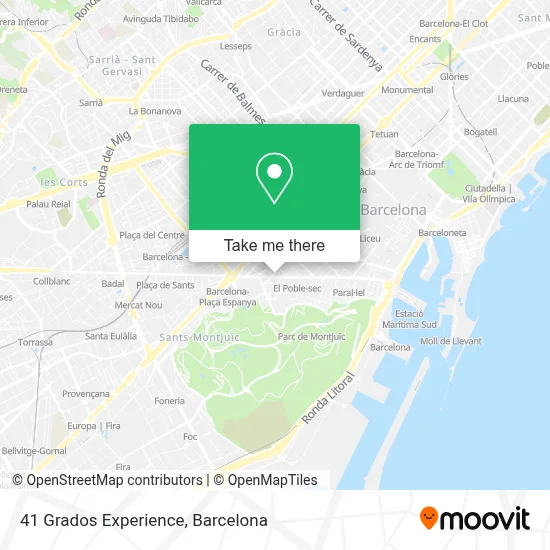 41 Grados Experience map