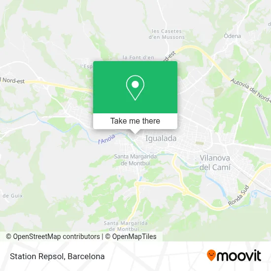 Station Repsol map