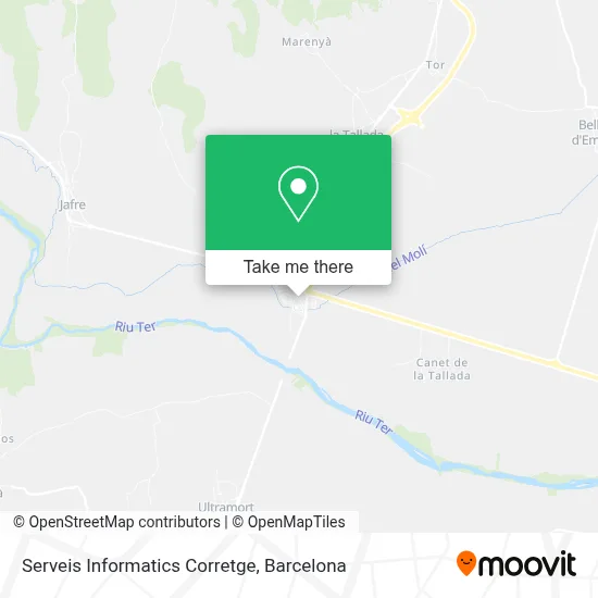 Serveis Informatics Corretge map