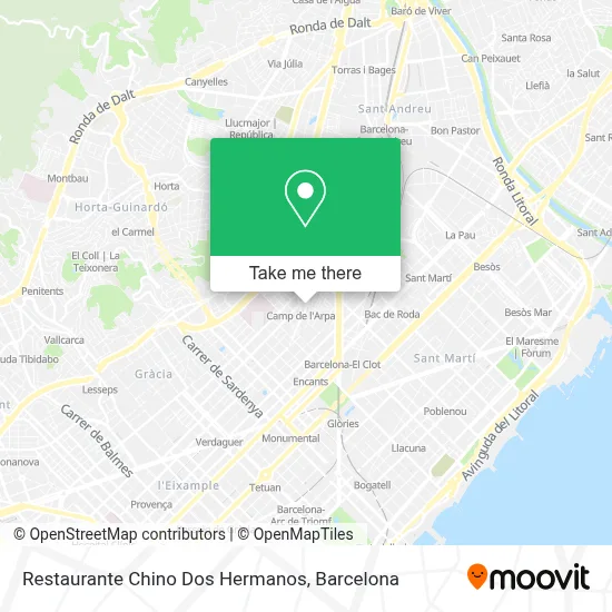 Restaurante Chino Dos Hermanos map