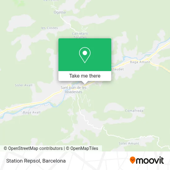 Station Repsol map