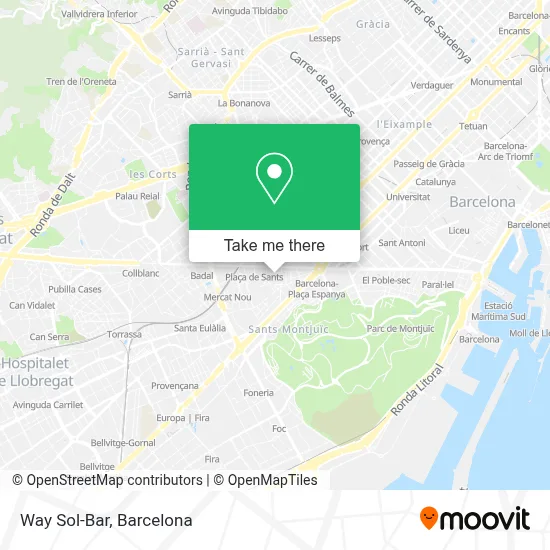 Way Sol-Bar map
