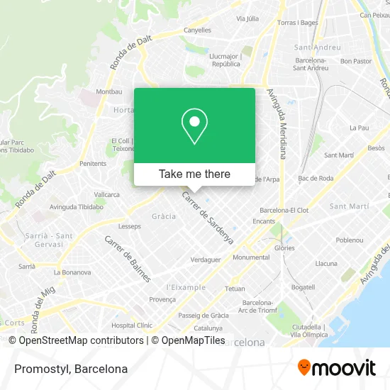Promostyl map