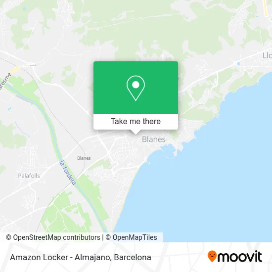 Amazon Locker - Almajano map