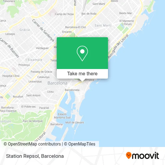 Station Repsol map