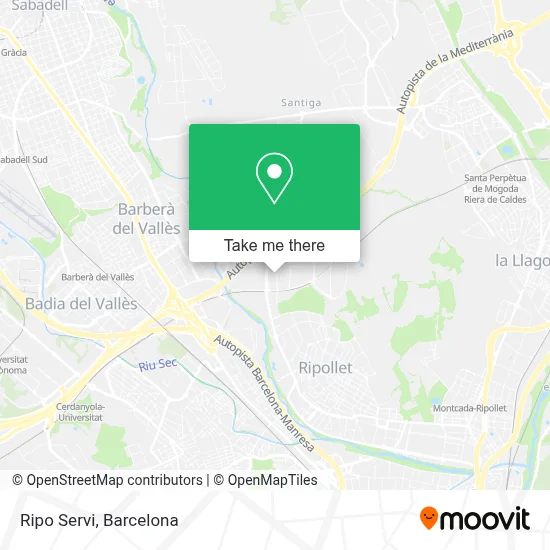 Ripo Servi map