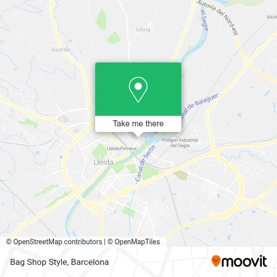 Bag Shop Style map