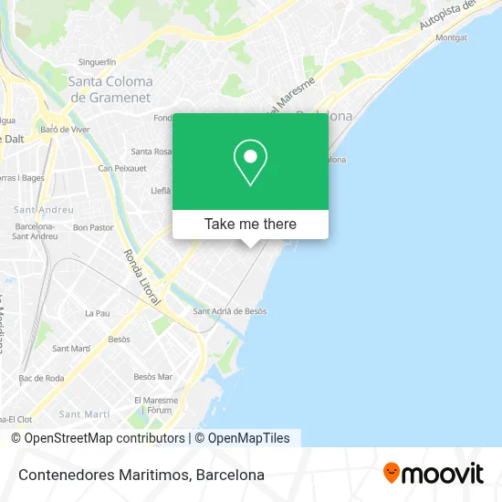 Contenedores Maritimos map