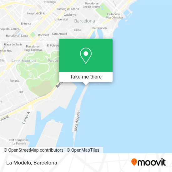 La Modelo map