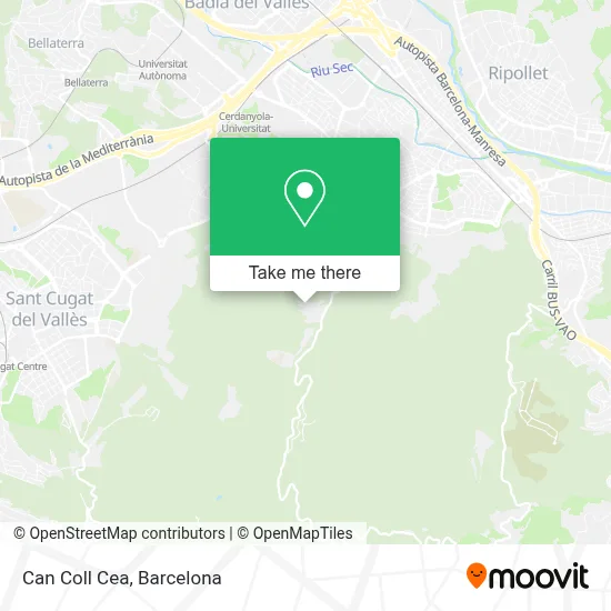 Can Coll Cea map