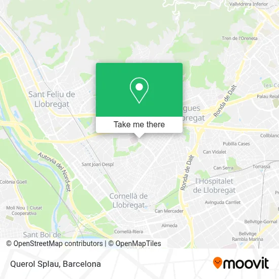 Querol Splau map