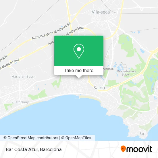 Bar Costa Azul map