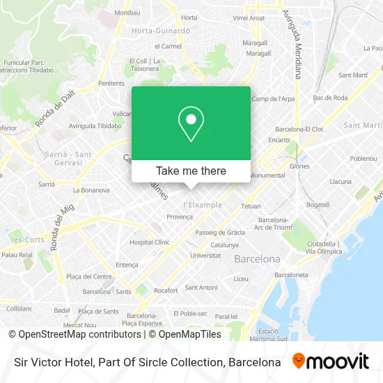 Sir Victor Hotel, Part Of Sircle Collection map