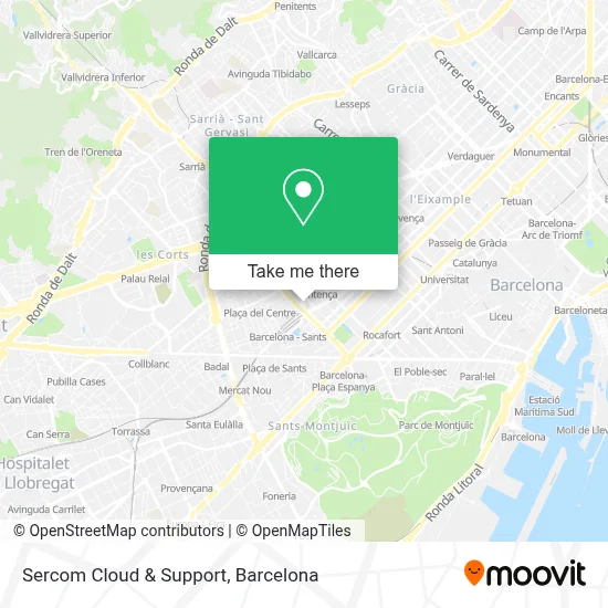 Sercom Cloud & Support map