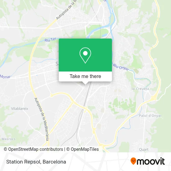 Station Repsol map