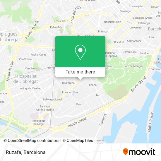Ruzafa map