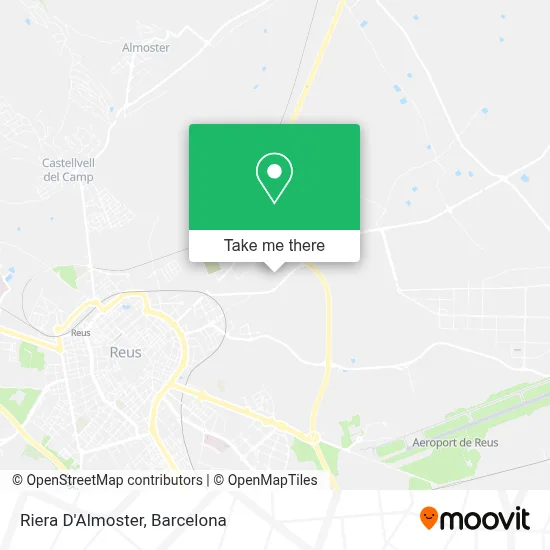 Riera D'Almoster map