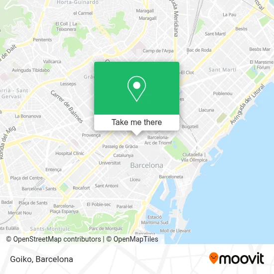 Goiko map