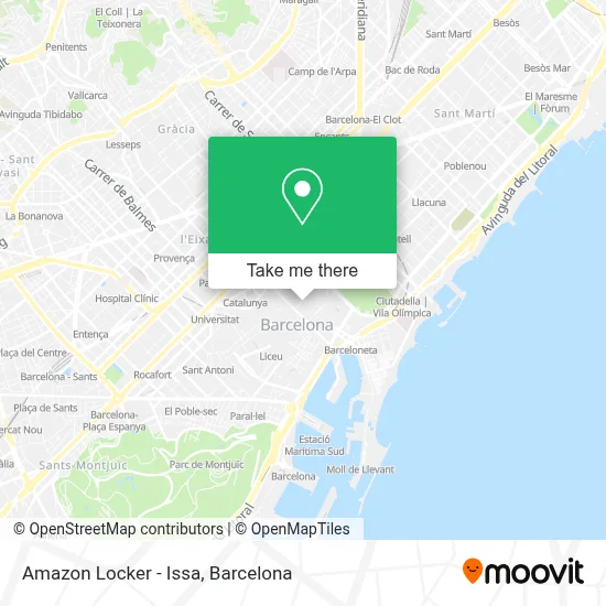 Amazon Locker - Issa map