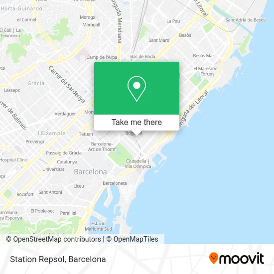 Station Repsol map