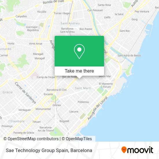 Sae Technology Group Spain map