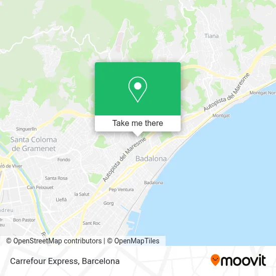 Carrefour Express map