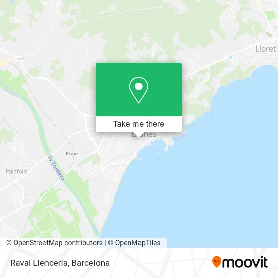 Raval Llenceria map