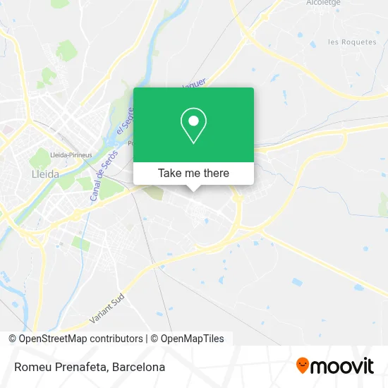 Romeu Prenafeta map